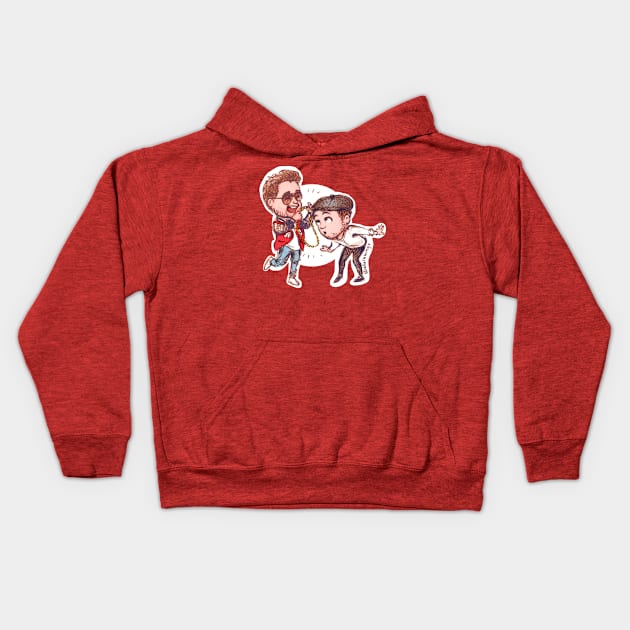 Chayno and Horchain Kids Hoodie by alulawings